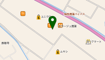 サカゼン菖蒲店の地図画像