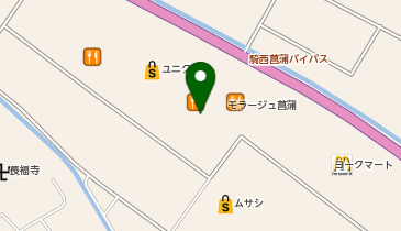 GAPストアモラージュ菖蒲の地図画像