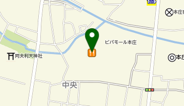 マックハウスビバモール本庄店の地図画像