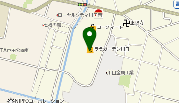 ワークマンプラスララガーデン川口店の地図画像