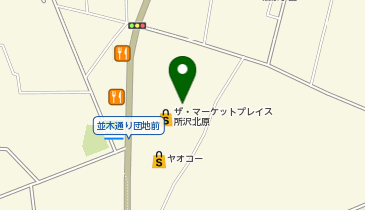 ジーユー所沢北原店の地図画像