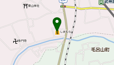 ファッションセンターしまむら越生店の地図画像