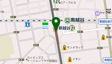 ジーユー新越谷ヴァリエ店の地図画像