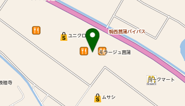 ティーキューモラージュ菖蒲店の地図画像