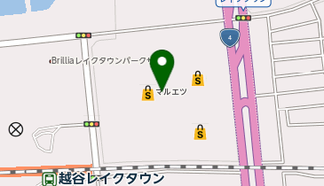 P.S.FAイオンレイクタウンkaze店の地図画像