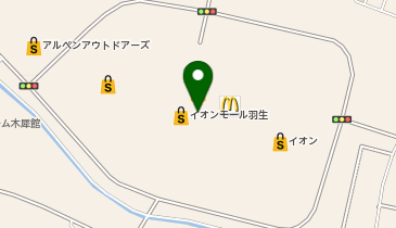 メガスポーツ羽生店の地図画像
