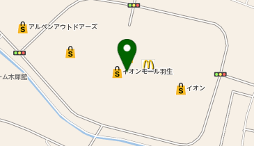 ムラサキスポーツイオンモール羽生店の地図画像