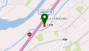 上州屋新狭山店の地図画像
