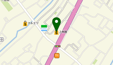 上州屋春日部店の地図画像