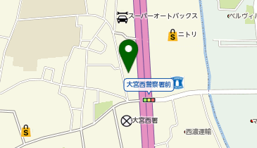 二木ゴルフ大宮店の地図画像