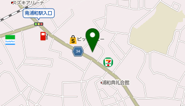 二木ゴルフ南浦和店の地図画像