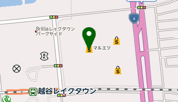 ムラサキスポーツ越谷イオンレイクタウン店の地図画像