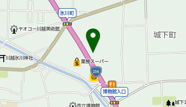 つるやゴルフ川越店の地図画像