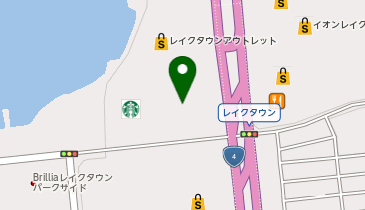 ムラサキスポーツOUTLET越谷レイクタウンアウトレット店の地図画像