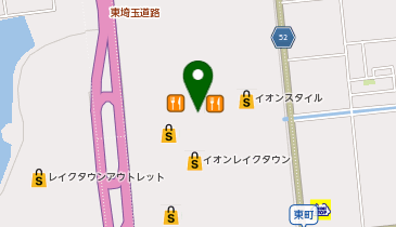 CNS越谷レイクタウン店の地図画像