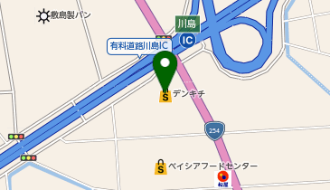 デンキチ川島店の地図画像