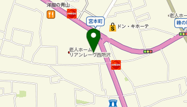 デンキチ所沢店の地図画像