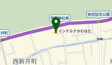 インテルナかわはた所沢店の地図画像
