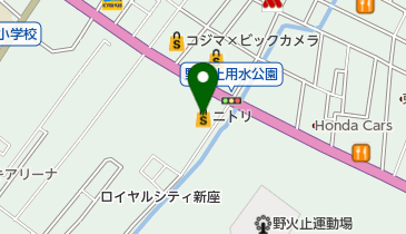 ニトリ新座店の地図画像