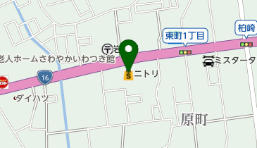 ニトリ岩槻店の地図画像