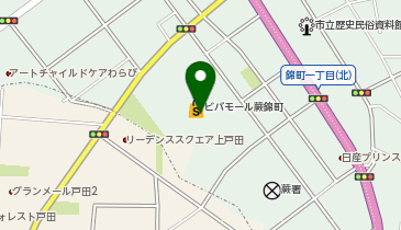ニトリデコホームビバモール蕨錦町店の地図画像