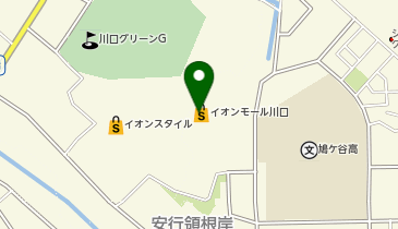 マナベインテリアハーツイオンモール川口店の地図画像