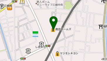 ニトリ三郷中央店の地図画像