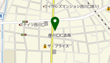 長嶋書店の地図画像