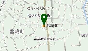 本田書店大宮公園店の地図画像
