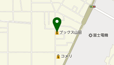 ブックス山田の地図画像