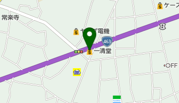 (株)一清堂の地図画像