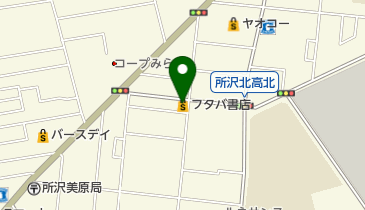 フタバ書店の地図画像