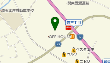 WonderGOO本庄店の地図画像