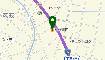 利根書店吹上店の地図画像