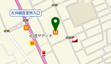 未来屋書店大井店の地図画像