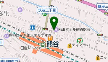 アニメイト熊谷の地図画像