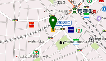 書房すみよし丸広南浦和の地図画像