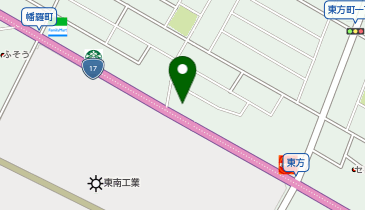 ブックオフ17号深谷東方店の地図画像