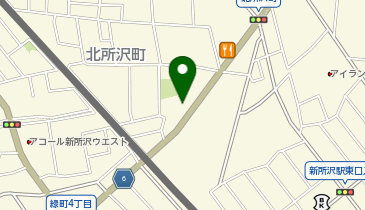 ブックオフ新所沢店の地図画像