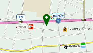 ブックオフ深谷田所店の地図画像