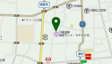 ブックオフ本川越店の地図画像