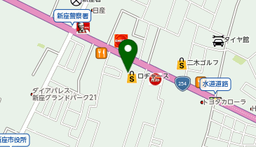 ロヂャース新座店の地図画像