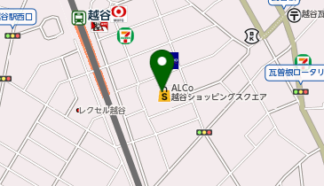 222越谷店の地図画像