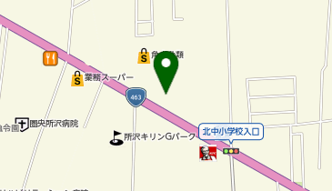 マイカイマート所沢北中店の地図画像