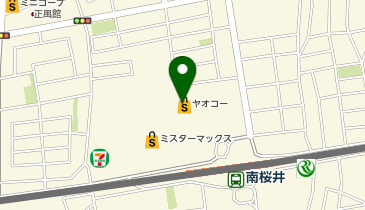 ダイソーヤオコー南桜井店の地図画像