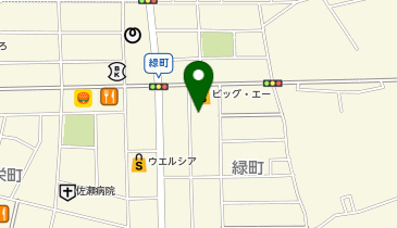 ダイソー飯能緑町店の地図画像
