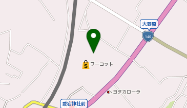 ダイソーフーコット秩父店の地図画像