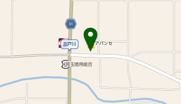 ダイソー美里店の地図画像