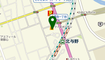 ダイソーフードガーデン北与野店の地図画像