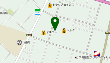 ダイソー川越新宿町店の地図画像